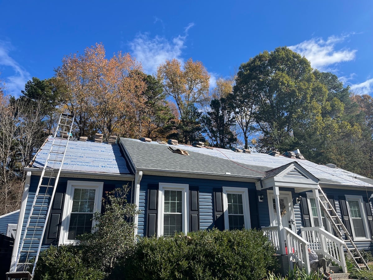 top roofing project roofer