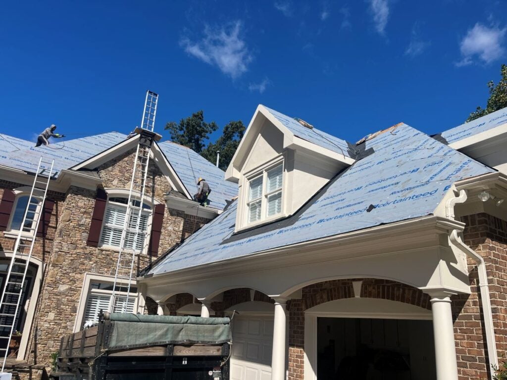 should i tell insurance about new roof Rock Roofing new big roof