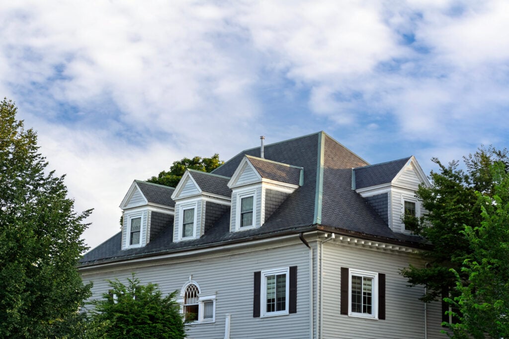 classic residential shingles roof